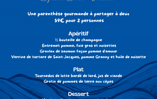 Menu Saint Valentin