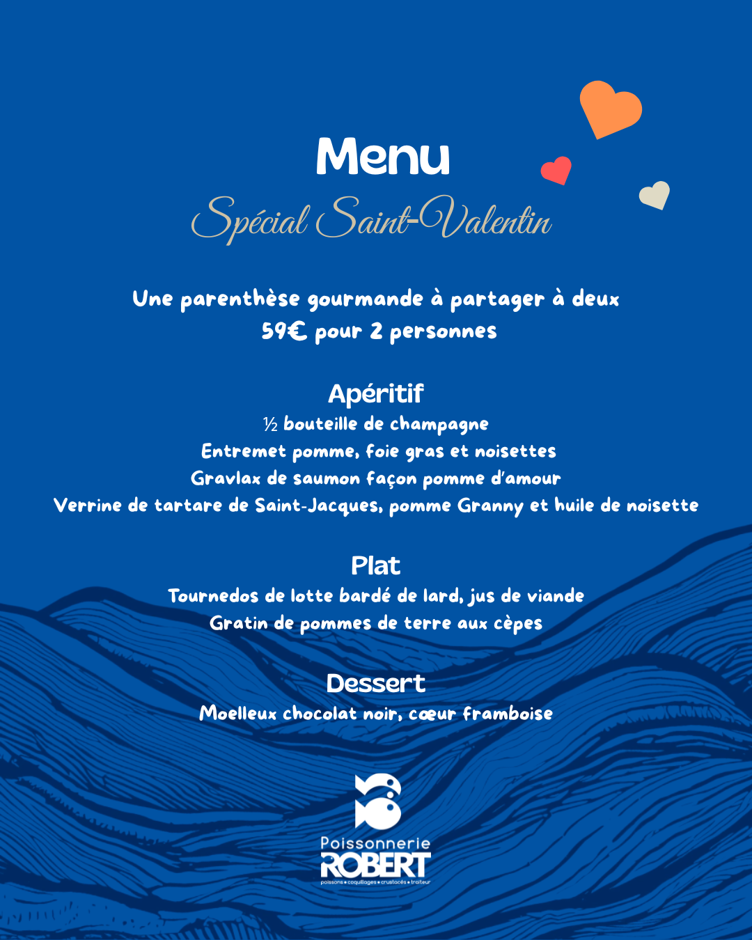 Menu Saint Valentin