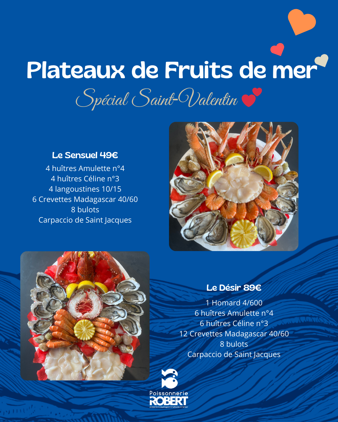 Plateaux Saint Valentin